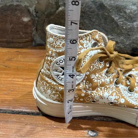 Women’s Converse All Stars High Top Sneakers Fall Florals Paisley - Picture 12 of 16